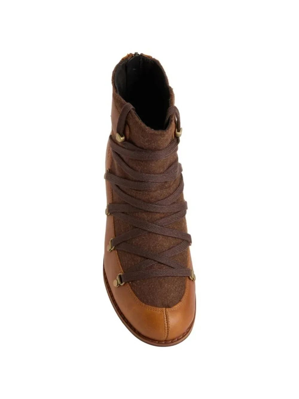 MERRELL Shiloh II Warm Ankle Boots Lace Up Leather Oak Brown Women 6 NWT